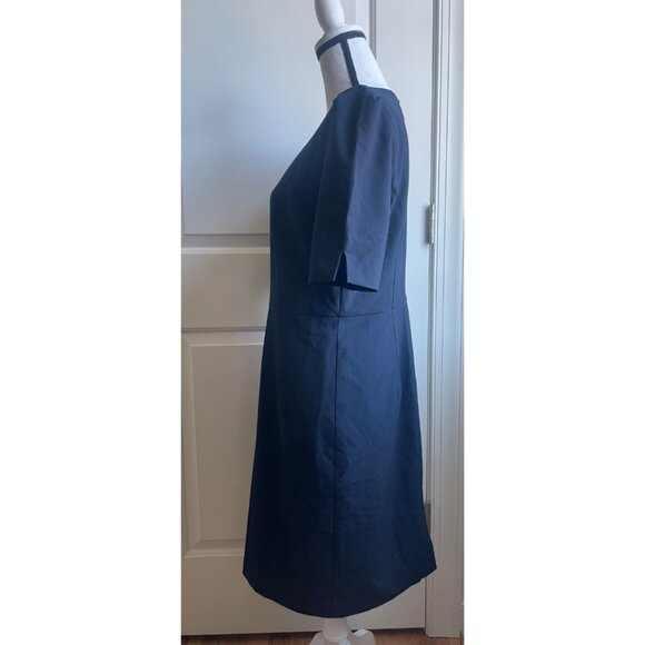 Ann Taylor Navy Square Neck - Picture 2 of 6